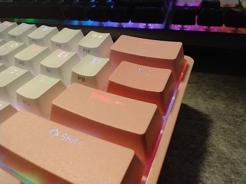 Customer photo review of Ghost Keyboard - Belle Delphine Edition