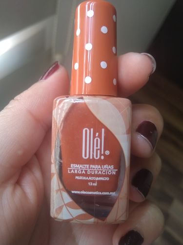 Customer photo review of Esmalte de Uñas Olé! Placeres Otoñales, Calcetín