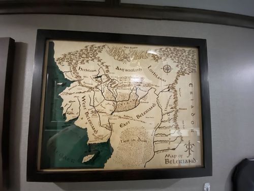 Customer photo review of 3D BELERIAND MAP