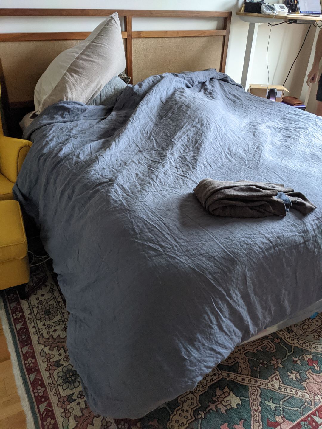 Customer photo review of Wool Comforter, King