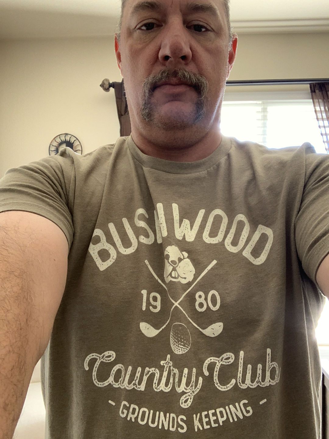 Customer photo review of Bushwood Country Club Men's/Unisex Super Soft Tee