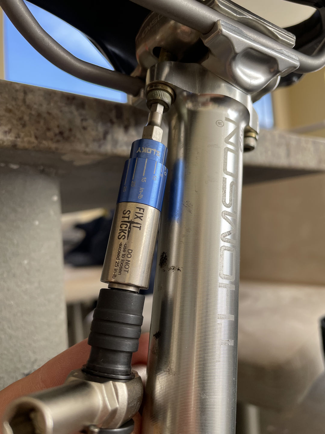 Customer photo review of Ratcheting T-Way Wrench with Locking Hex Drive