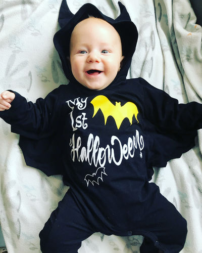 Customer photo review of My 1st Halloween Hooded Rompersuit (MRK X)