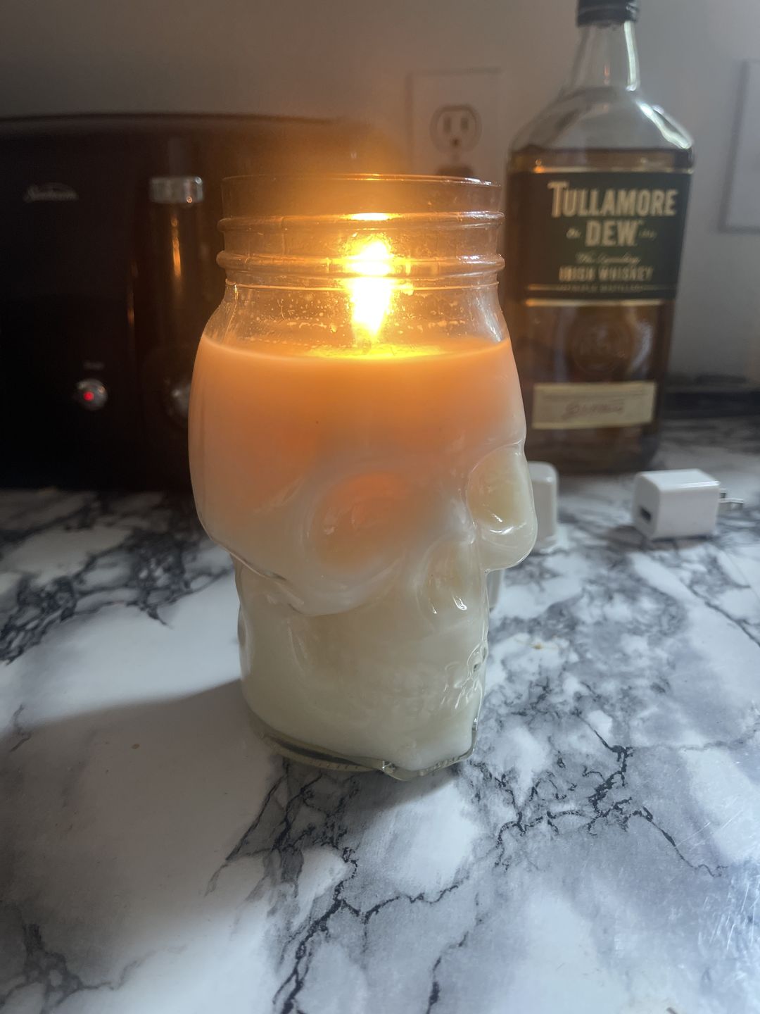 Customer photo review of Skull Jar Candle - Limited Stock