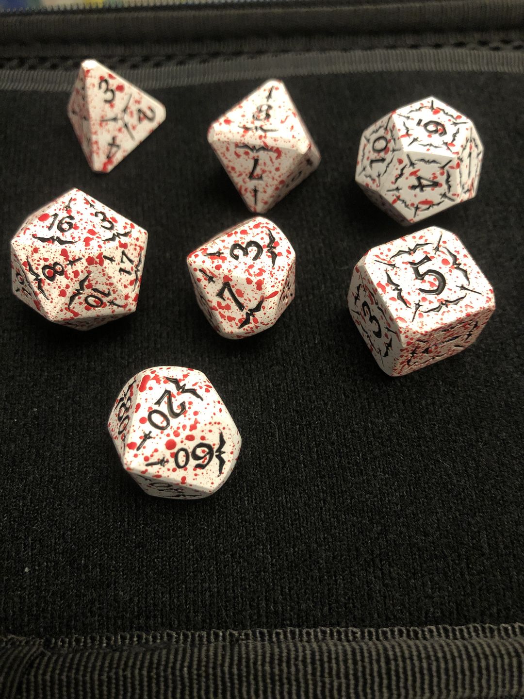 Customer photo review of THE SWORD OF VLAD METAL DICE SET