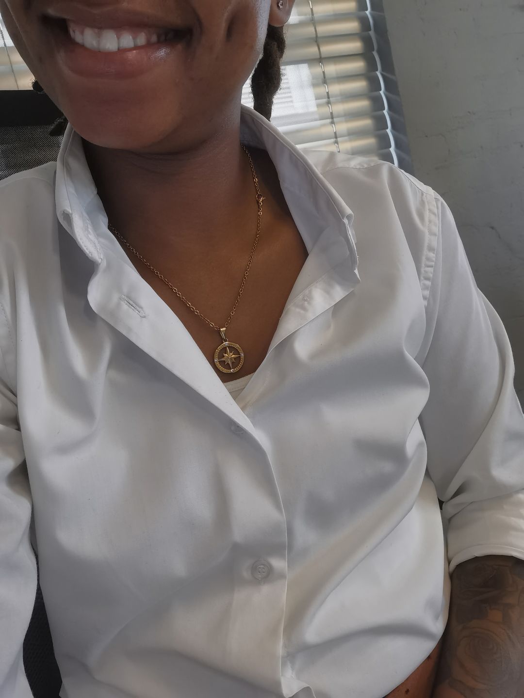 Customer photo review of 3mm Gold rope chain (unisex)