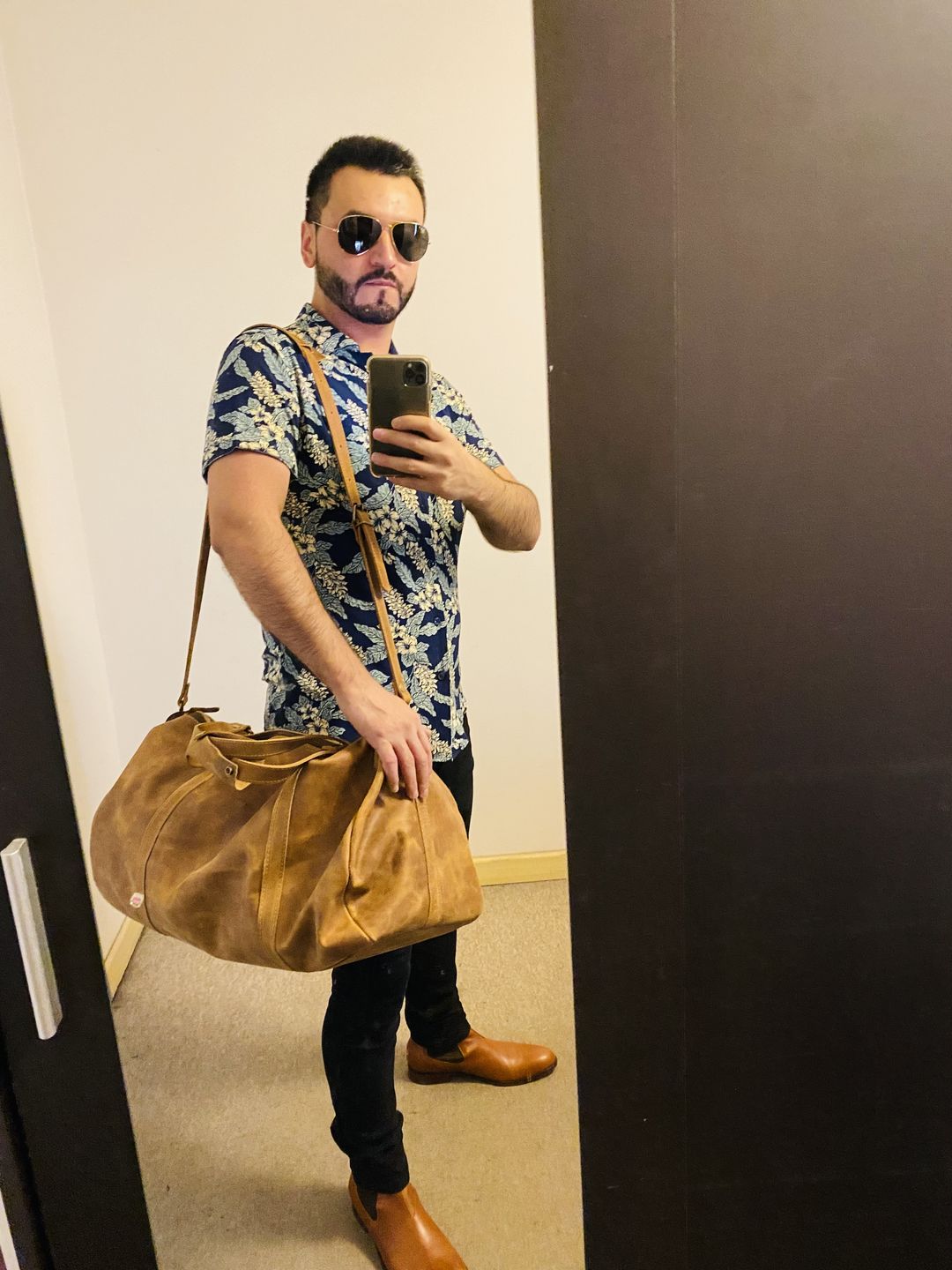 Customer photo review of Bolso Cuero Graso (PREVENTA)