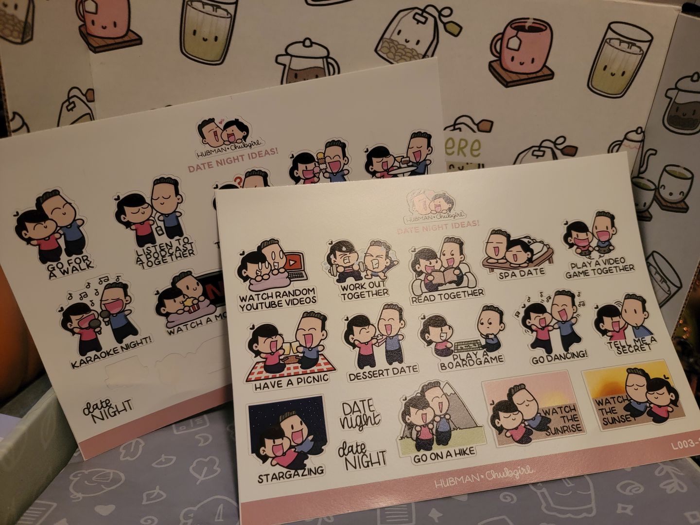 Customer photo review of Date Night Ideas (Set of 2)