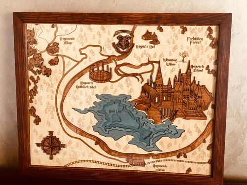 Customer photo review of MAGICAL WORLD MAP
