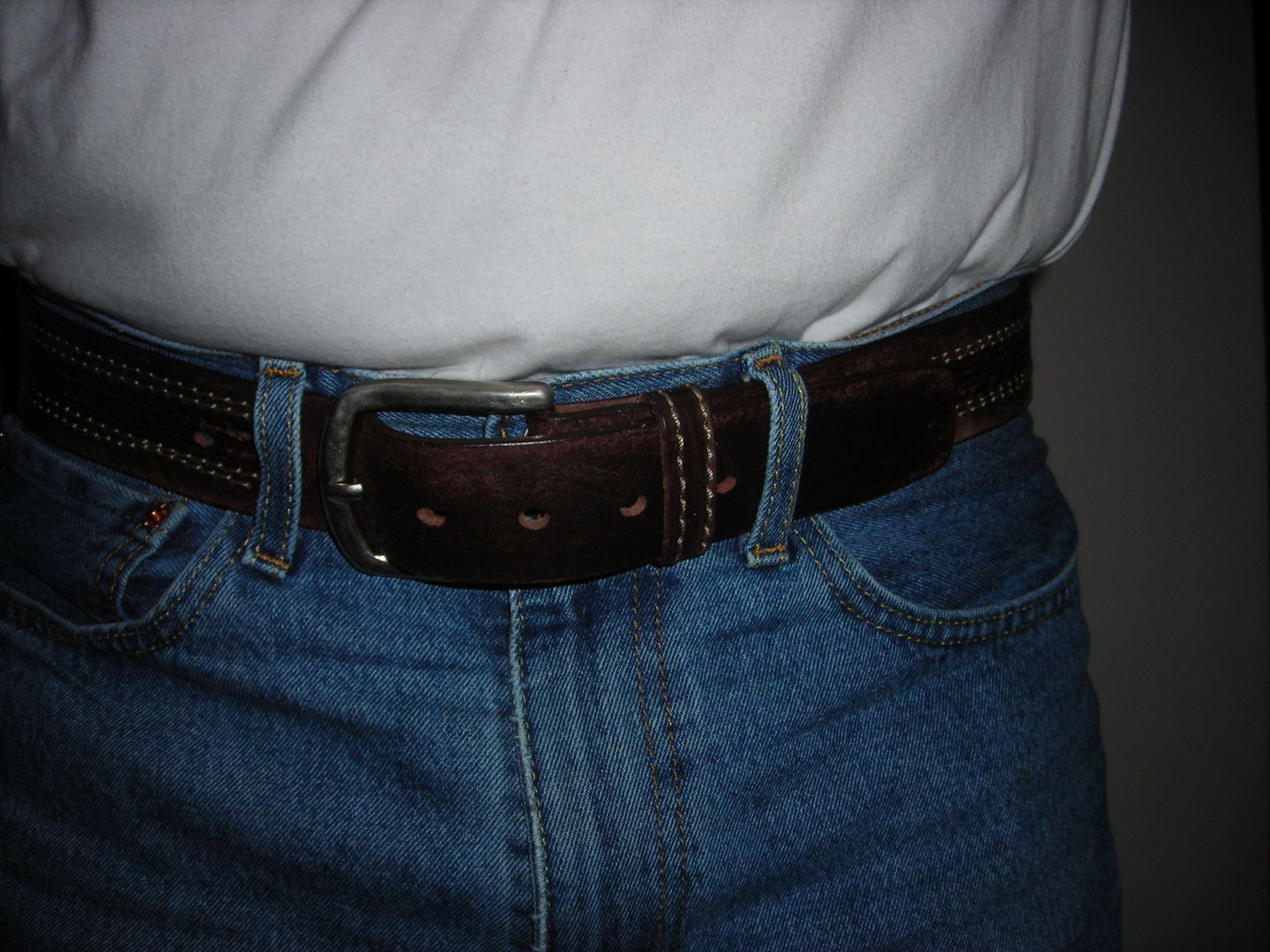 Customer photo review of The Milestone Belt - Black Formal 100% Real Leather Belt
