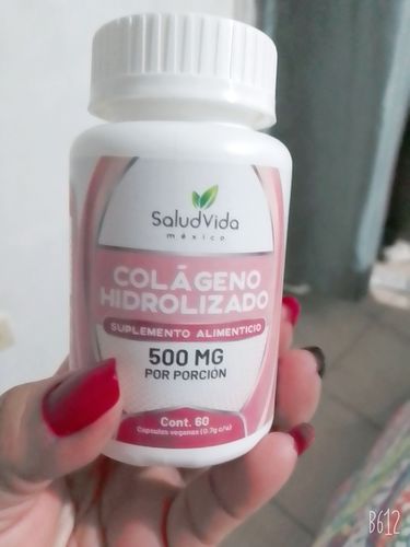 Customer photo review of Colágeno Hidrolizado 500mg 60 cápsulas