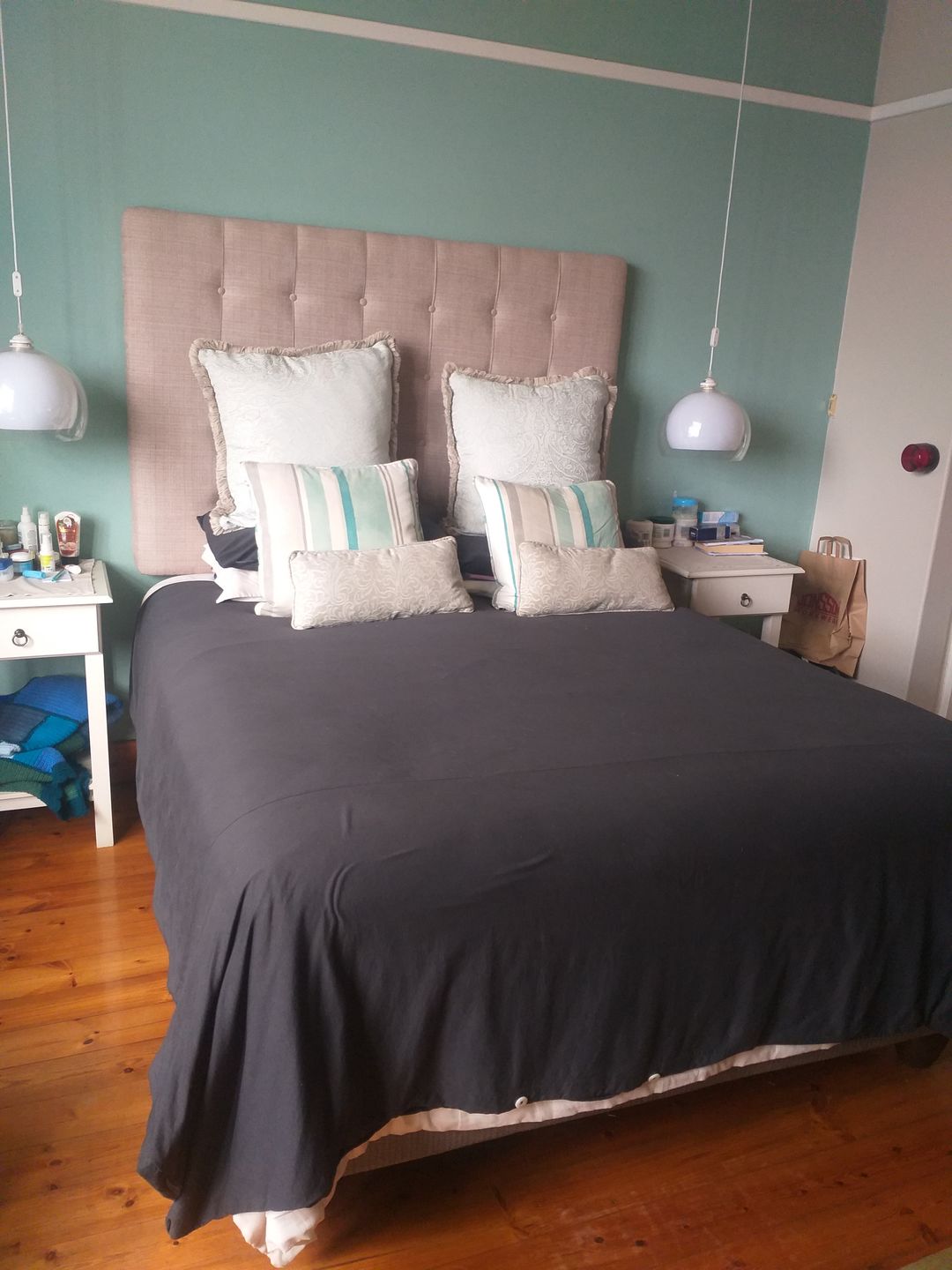 Customer photo review of Deep Charcoal Duvet Cover Set