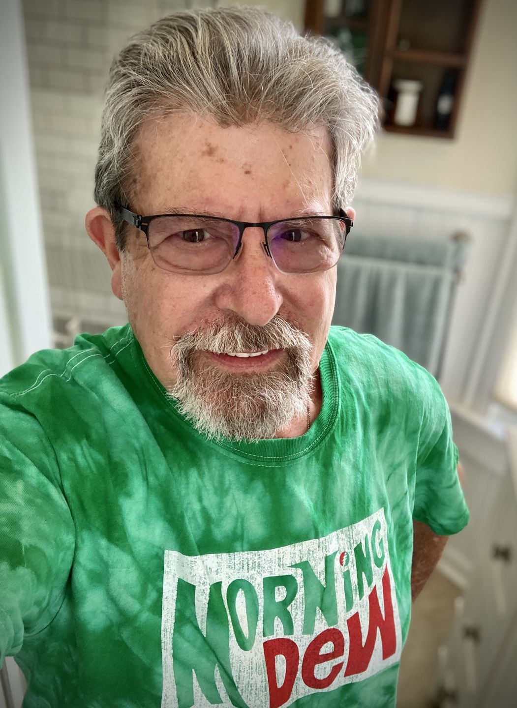 Customer photo review of Grateful Dead Morning Dew Tie Dye T Shirt