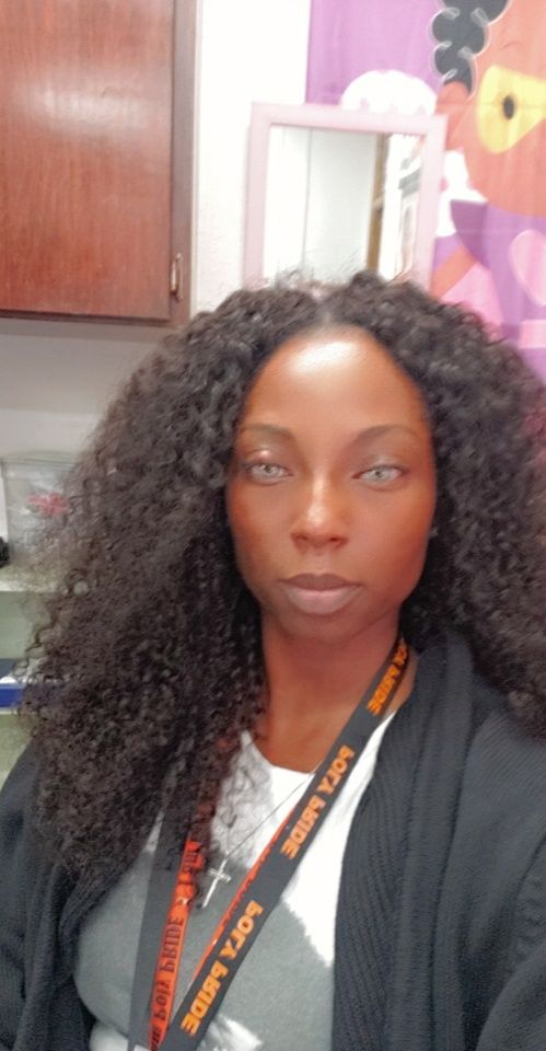 Customer photo review of Candice (3a texture ) -Thin-Part Wig