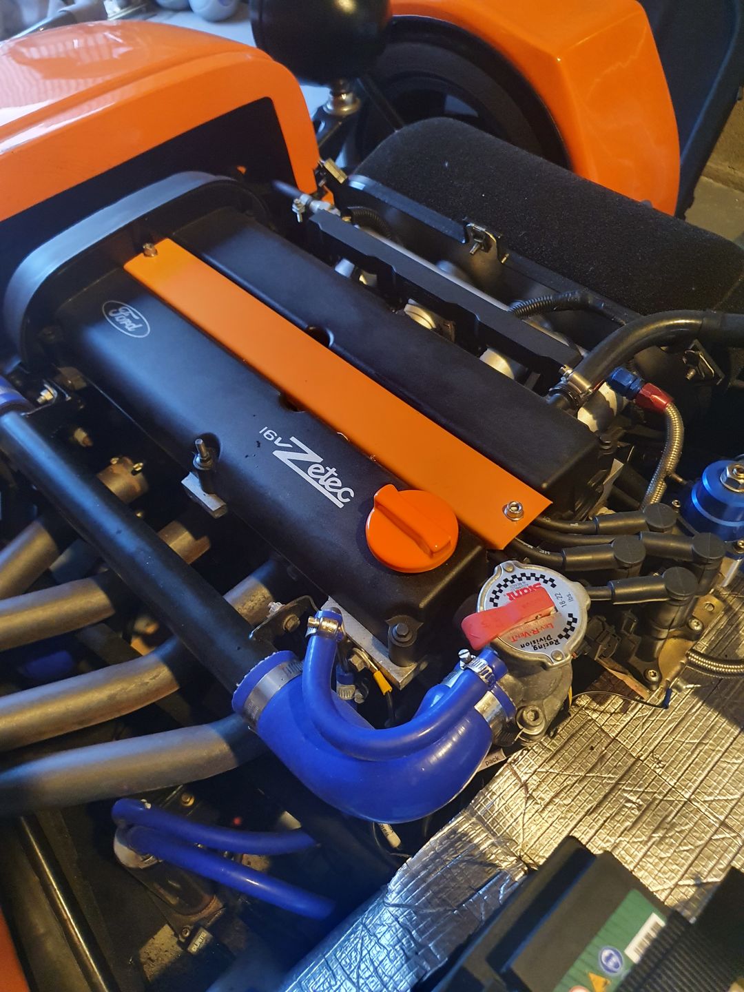 Customer photo review of Proform Petrol Engine Oil Cap Cover (various colours) - Ford Fiesta/ Focus