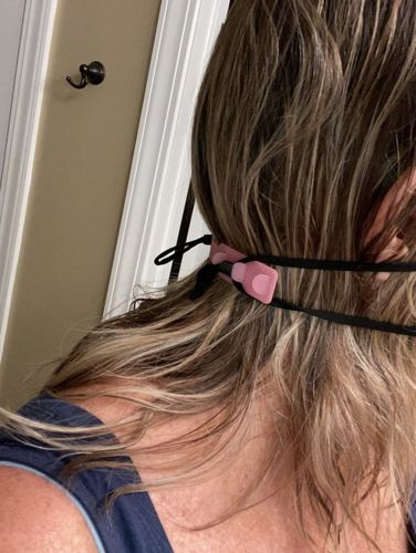 Customer photo review of Maskenhalter Hinterkopf