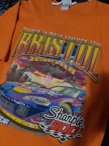 Customer photo review of Nascar Bristol Racing Sharpie 500 T Shirt Size 2XL
