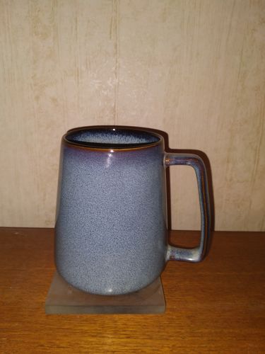 Customer photo review of Sapphire Glazed Coffee & Tea Mug (700ml)