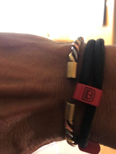 Customer photo review of Black Sport Bracelets Pack