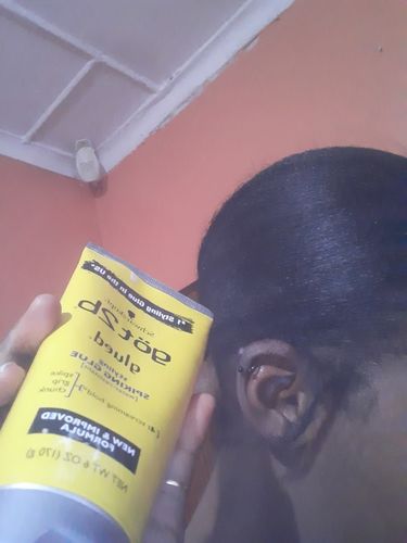 Customer photo review of Got2b Ultra Glued - Waterproof Styling Gel 150g