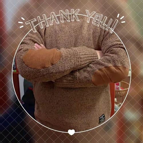 Customer photo review of 2021 Men Pullover Sweater