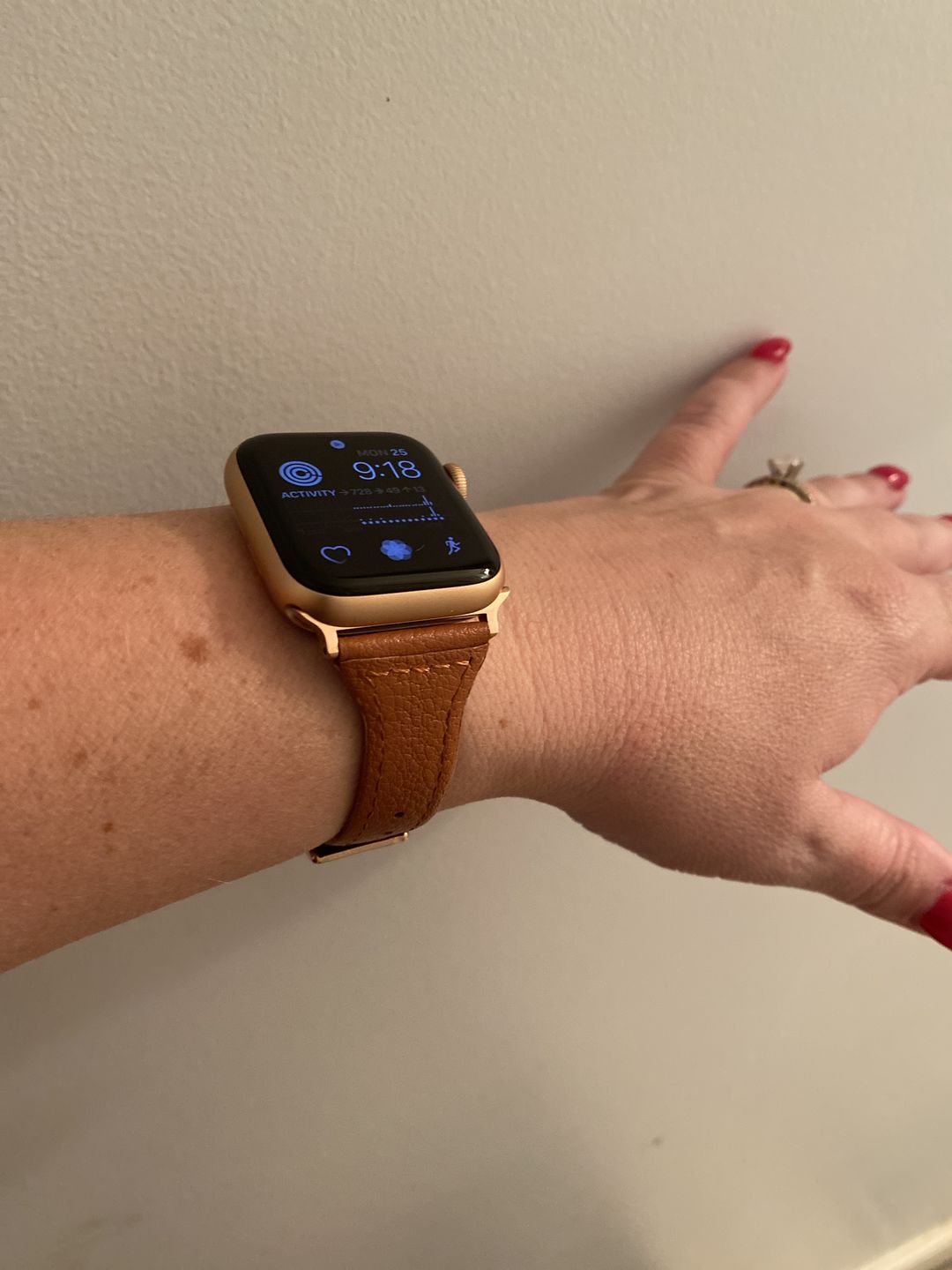 Customer photo review of Artemis Leather Strap (7 Colours)