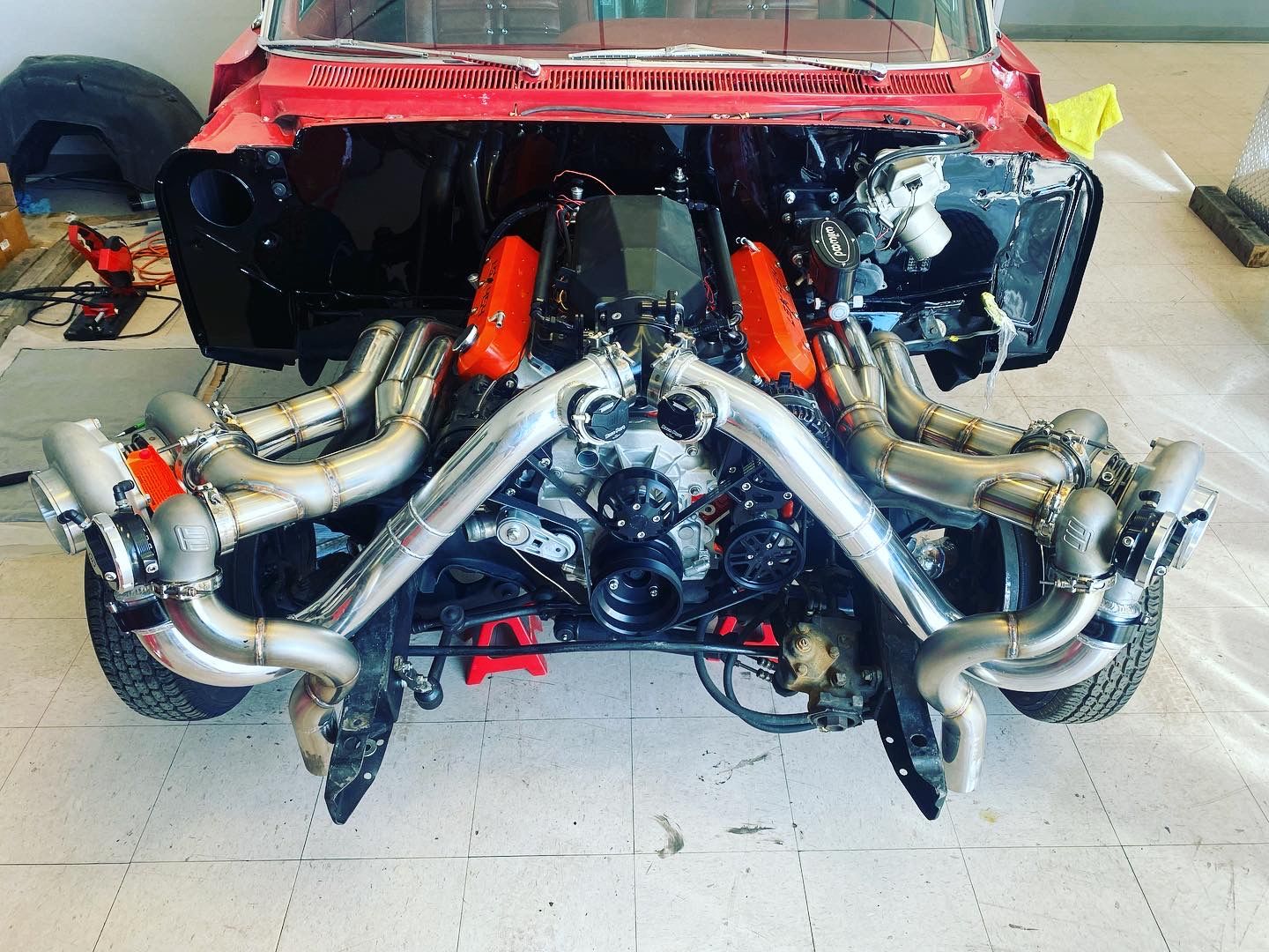 Customer photo review of Motion Billet T4 T6 Turbo Drain Oil Flange 10AN 21-10008