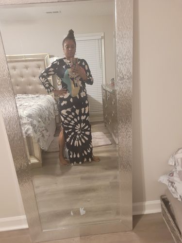 Customer photo review of Africa Pride Maxi Dress