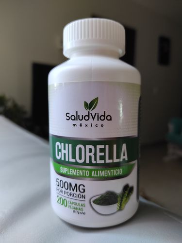 Customer photo review of Chlorella (Pared celular rota) 500mg