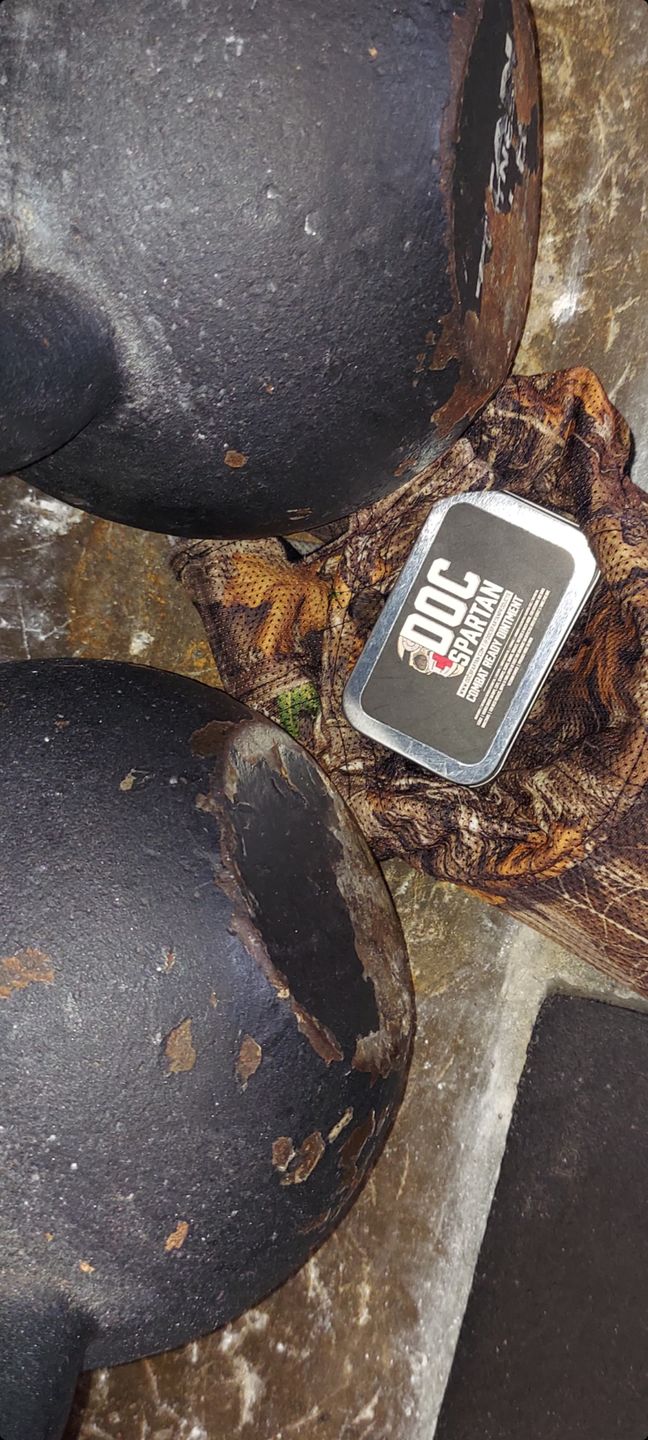 Customer photo review of Combat Ready Ointment - Big Tin