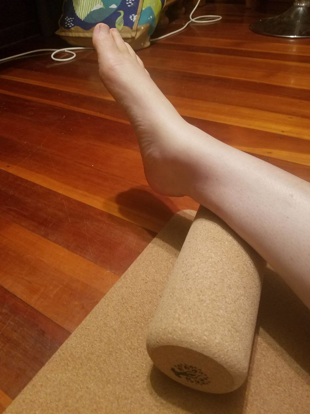 Customer photo review of Cork Foam Roller