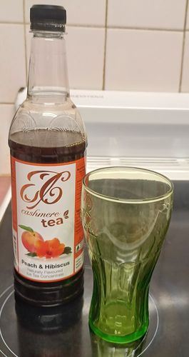 Customer photo review of Peach & Hibiscus Iced Tea Concentrate