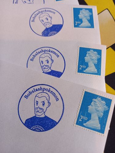 Customer photo review of Self-Inking Face Stamp