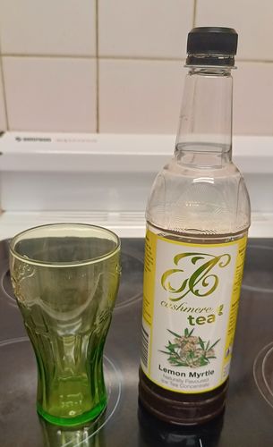 Customer photo review of Lemon Myrtle Iced Tea Concentrate