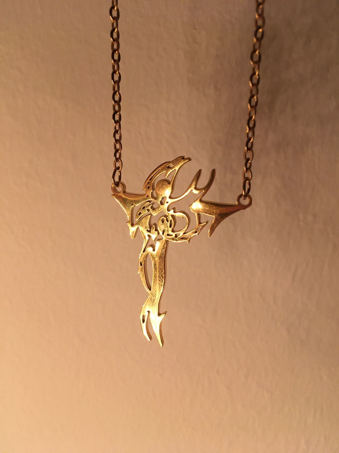 Customer photo review of Children's Drawing As A Necklace Or Pendant