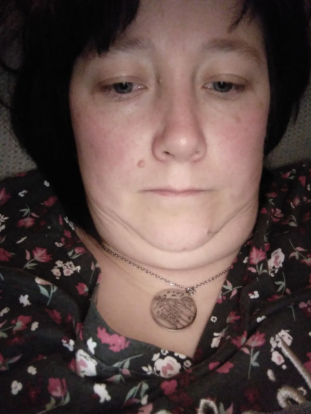 Customer photo review of Tree Of Life Necklace With Engraved Names