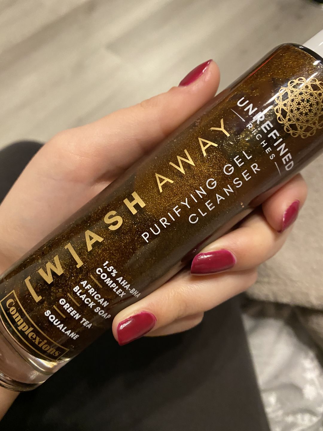 Customer photo review of [W]ASH AWAY - Purifying Gel Cleanser