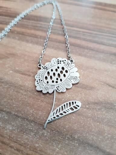 Customer photo review of Children's Drawing As A Necklace Or Pendant