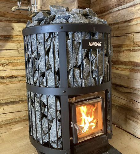 Customer photo review of Harvia Legend 150 Wood Burning Sauna Stove