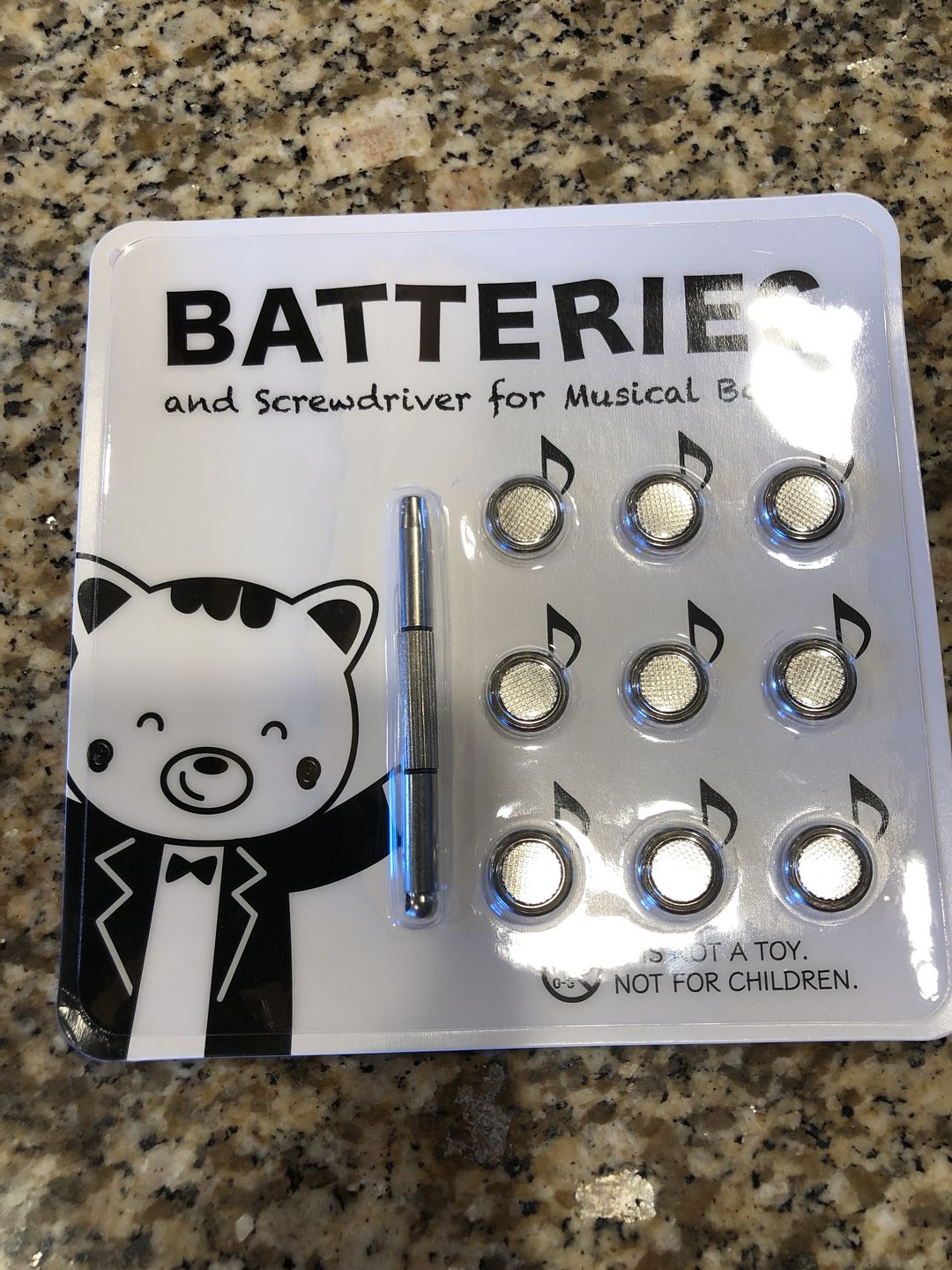 Customer photo review of Battery Kit (with Screwdriver) for Musical Books