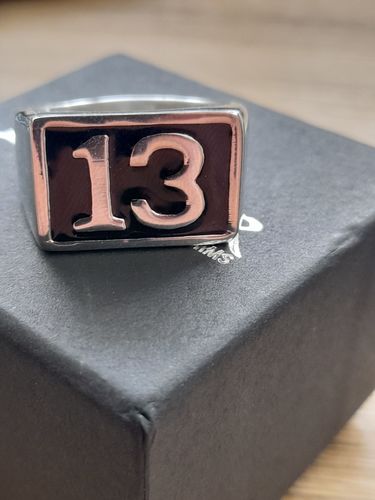 Customer photo review of BLACK LUCKY 13 RING