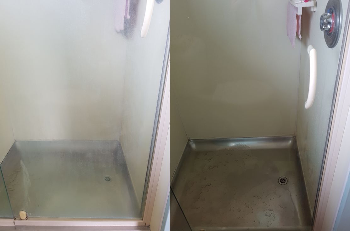 Customer photo review of Tough Grade Non-Scratch Scouring Pad
