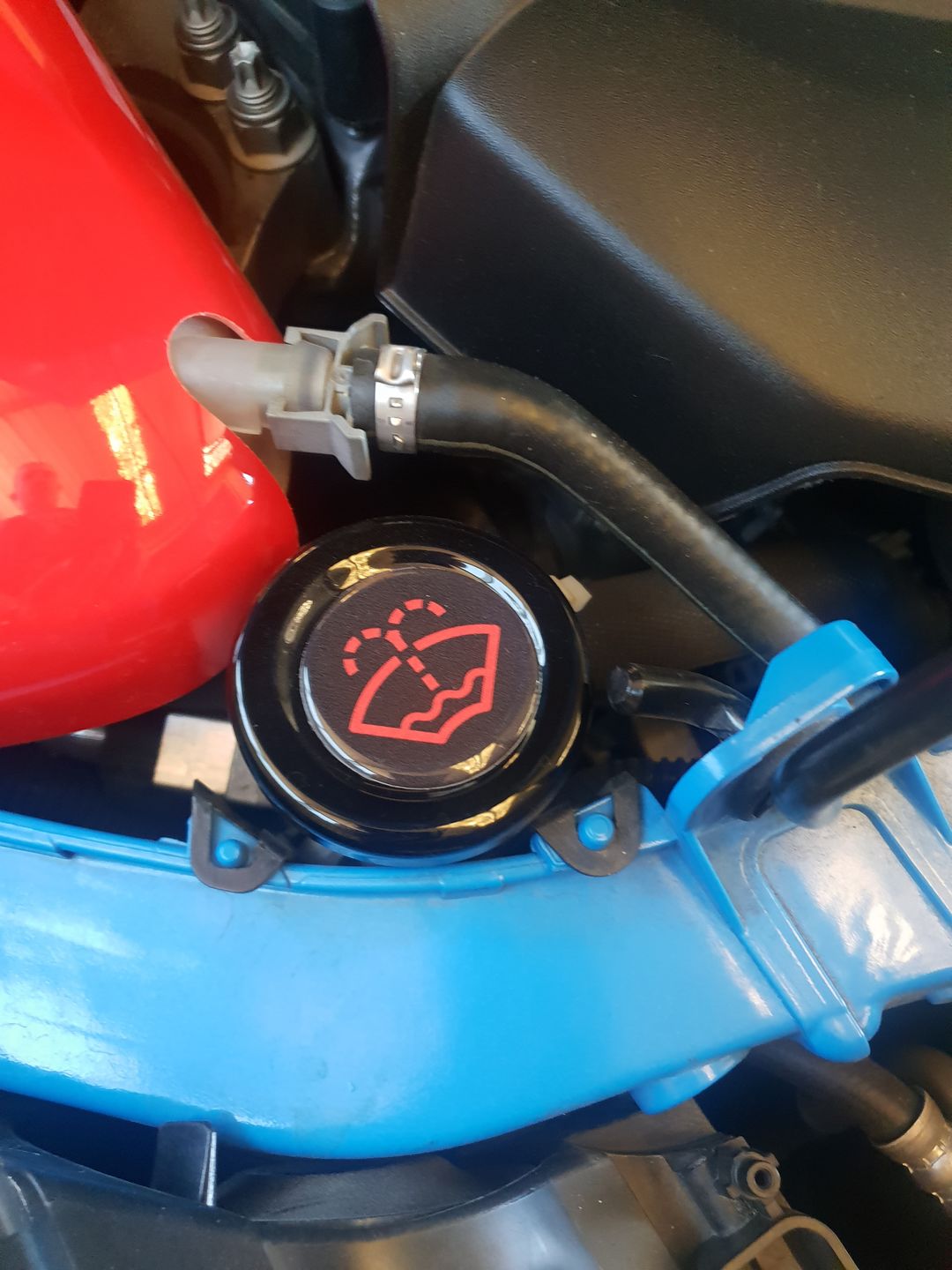Customer photo review of Washer Bottle Bung Mk3 / 3.5 Focus - Various Finishes