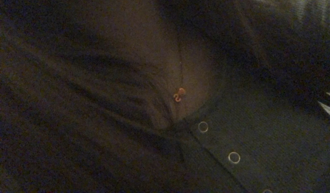 Customer photo review of Necklace With A Small Heart And A Letter