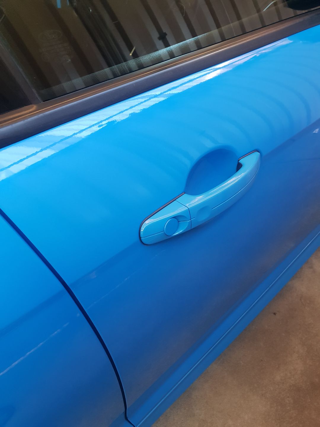 Customer photo review of Door Lock Barrel Blanking Plate - Mk3/3.5 Focus / Mk7/7.5 Fiesta (Painted)