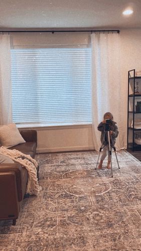 Customer photo review of Distressed Vintage Kendra Ash Area Rug