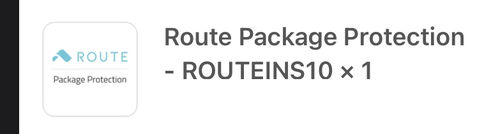 Customer photo review of Route Package Protection