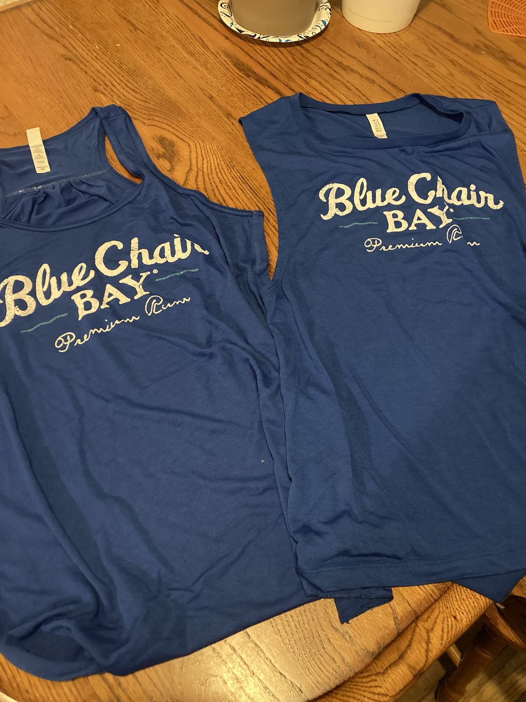Customer photo review of Ladies Racerback Tank - Royal