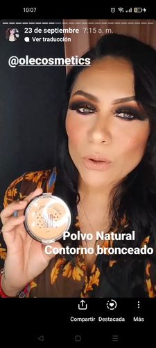 Customer photo review of Polvo Compacto Olé! Bronceado, 10 g