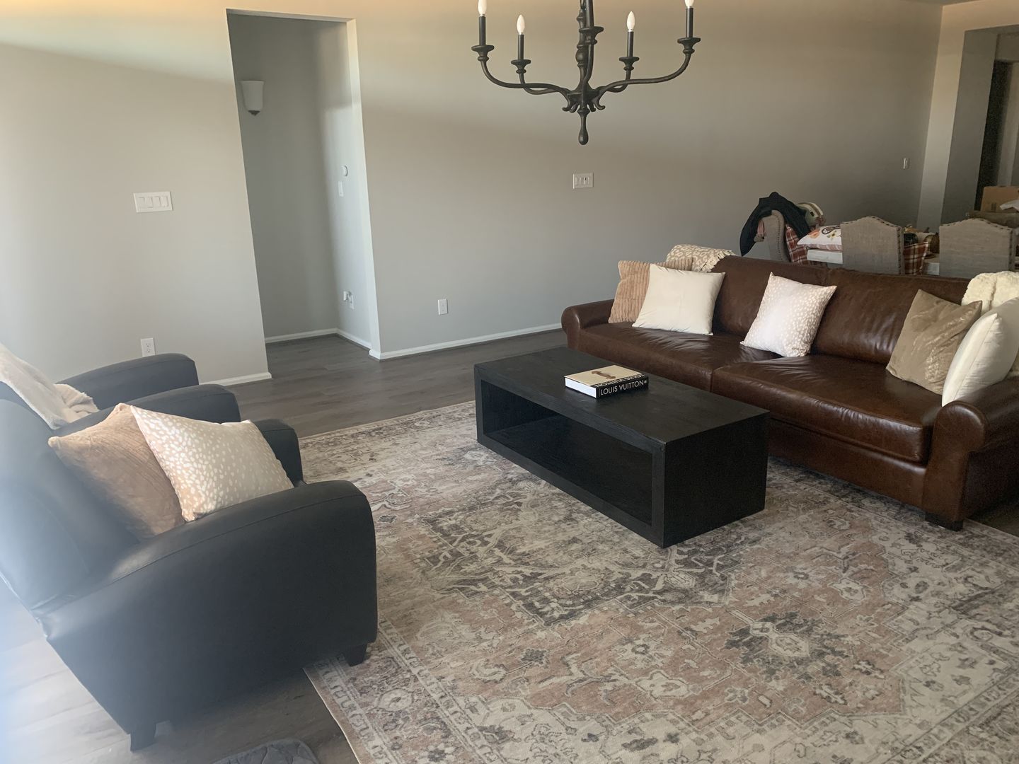 Customer photo review of Distressed Vintage Cezanne Blush Area Rug